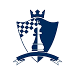 LOGO Academia de Ajedrez Peón Ocho Rey 150 x 150