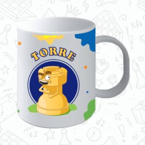 Taza Torre - Ajedrez Perú