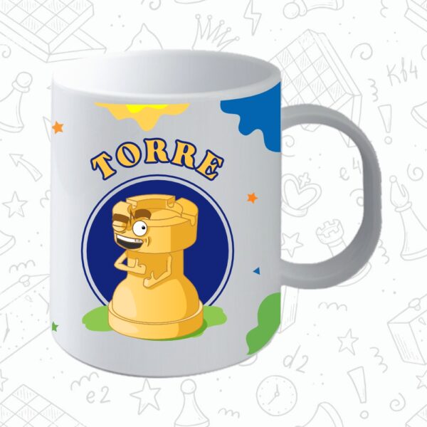 Taza Torre - Ajedrez Perú